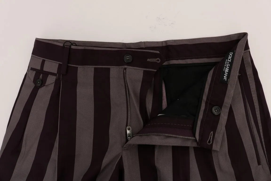 Dolce & Gabbana Casual Striped Cotton Men's Shorts