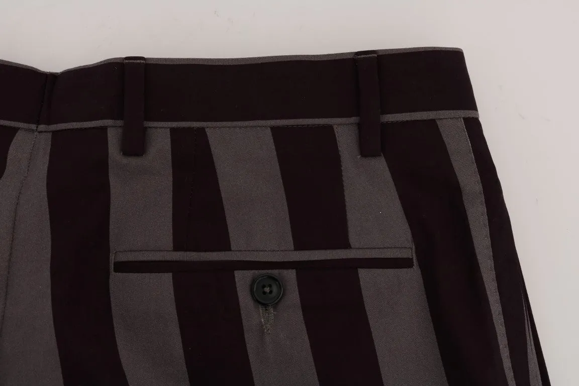 Dolce & Gabbana Casual Striped Cotton Men's Shorts