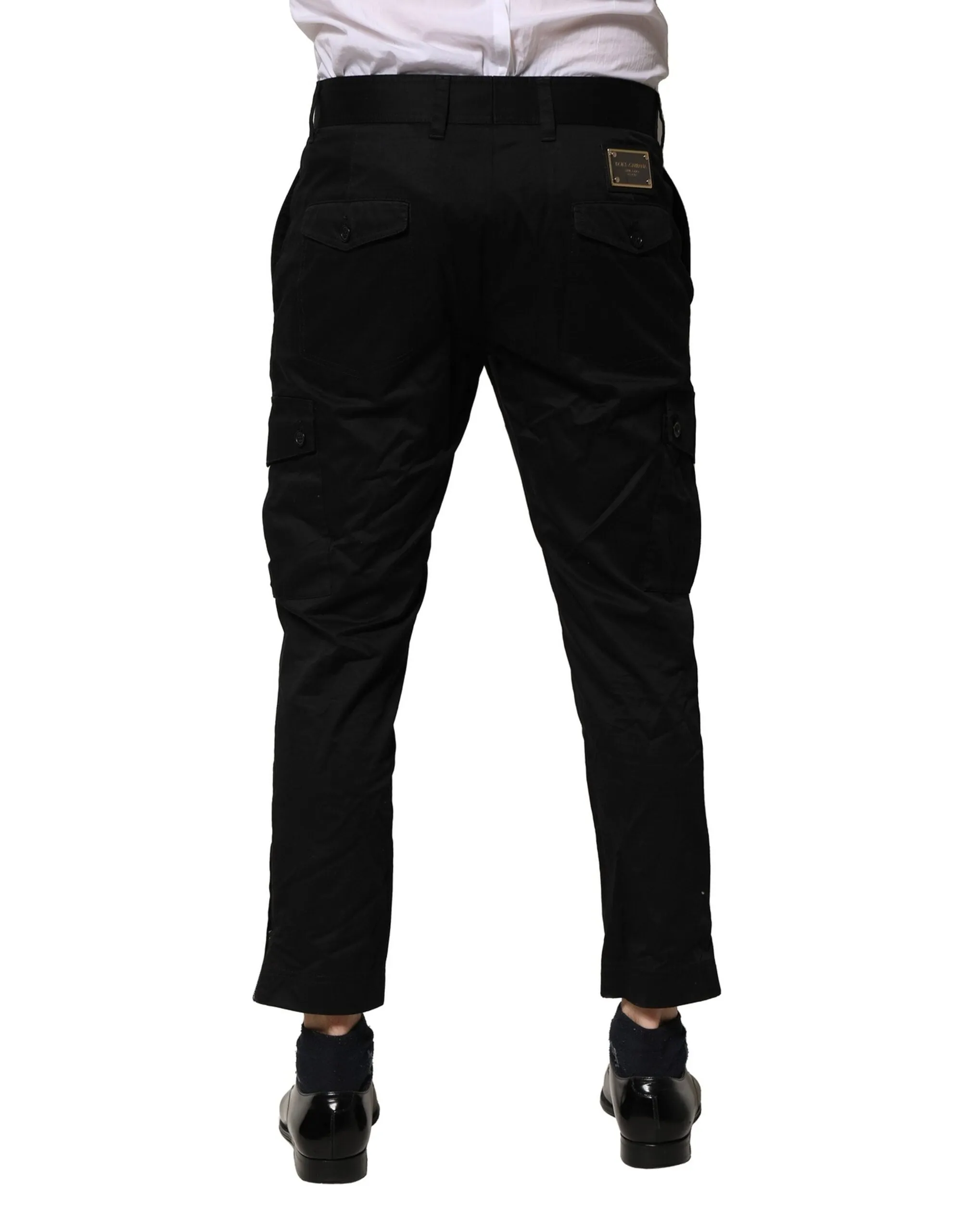Dolce & Gabbana Cotton Dress Slim Formal Men's Pants
