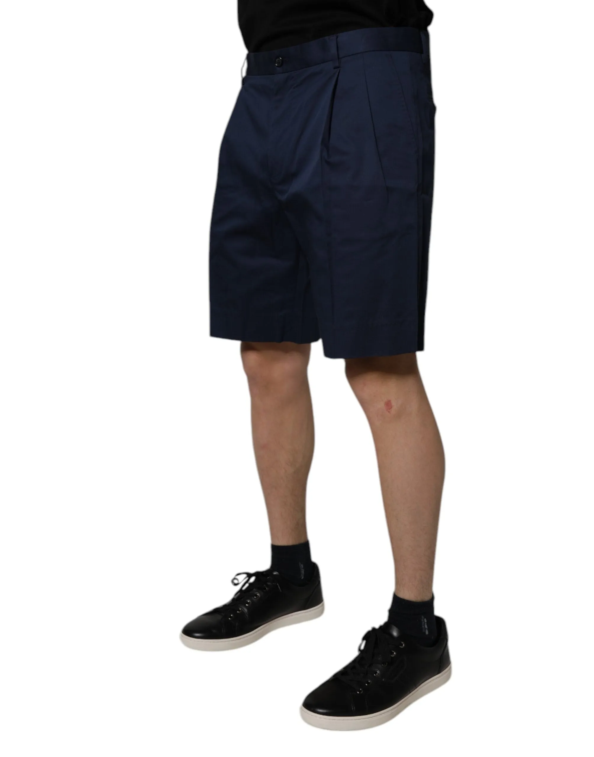Dolce & Gabbana  Cotton Mid Waist Men Bermuda Men's Shorts