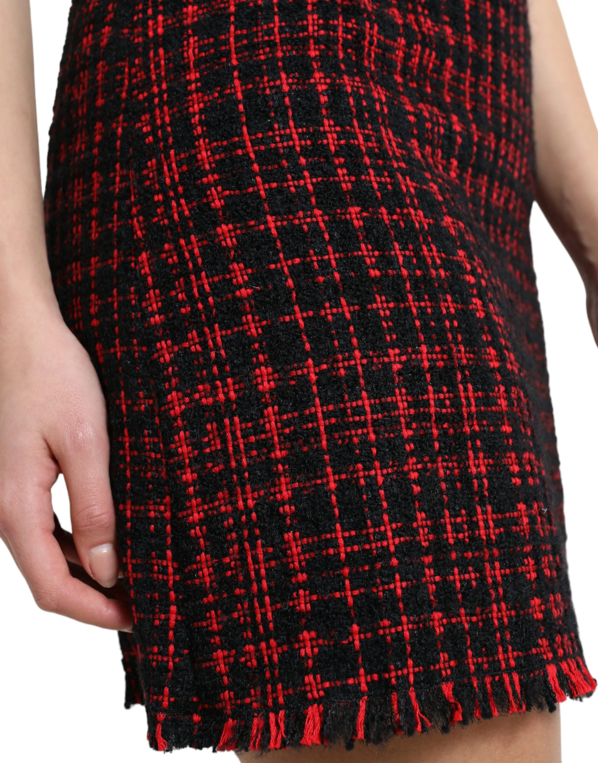 Dolce & Gabbana Tantalizing Tartan High-Waist Mini Women's Skirt