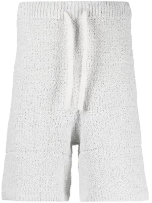 Drawstring-Waist Knitted Shorts cheap mens pants online