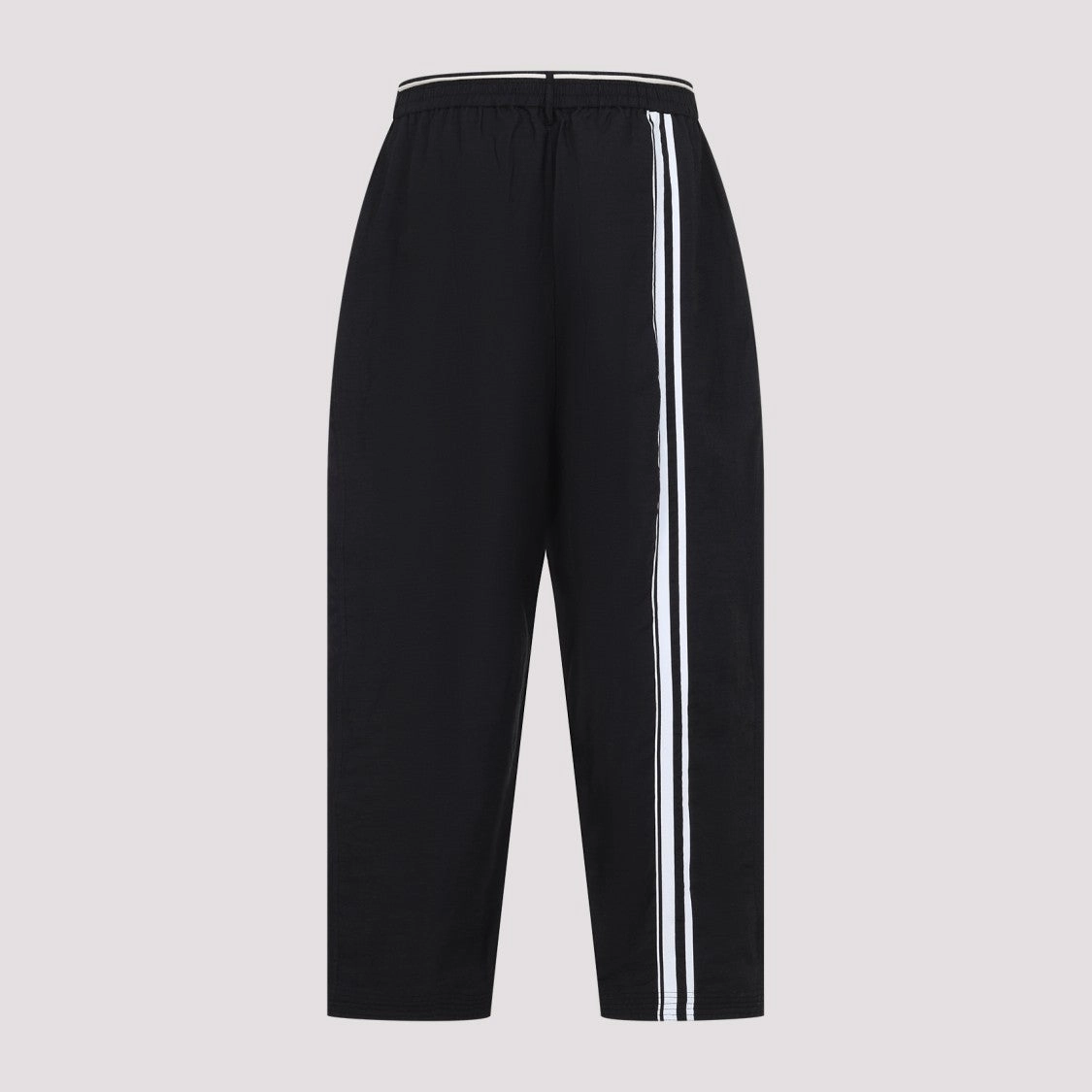Drawstring Black Linen Pants