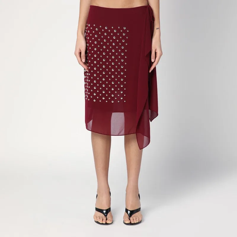 Dries Van Noten Women's Wrap Skirt With Appliqus