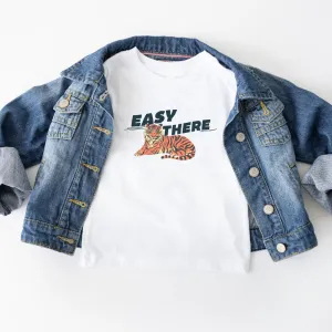 Easy There Tiger Kids T-shirt girls pajamas promo