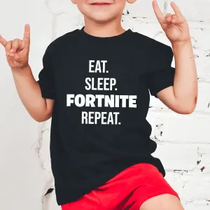Eat Sleep Gaming Repeat T-Shirt boys apparel promo code