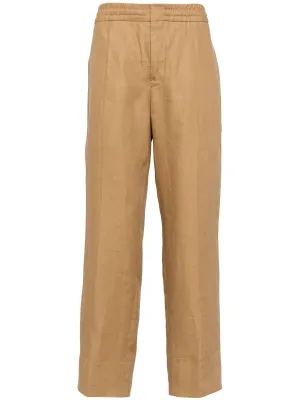 Elasticated Slim-Fit Trousers cheap bottoms online shop