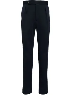 Elasticated-Waist Tailored Trousers cheap bottoms online shop