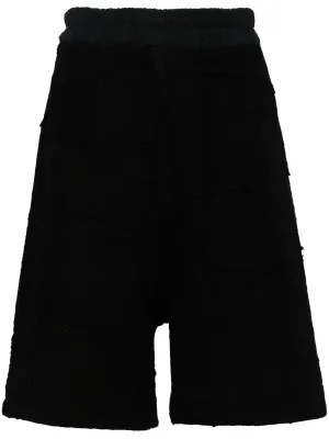 Elasticated-Waistband Cotton Shorts cheap mens pants online