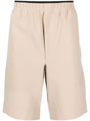 Elasticated-Waistband Shorts cheap mens pants online
