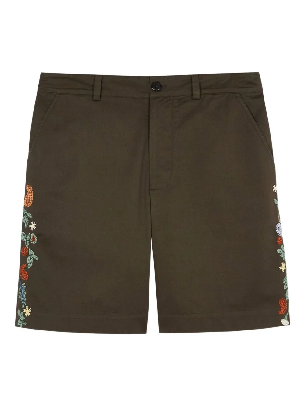 Embroidered Cotton Shorts cheap mens pants online