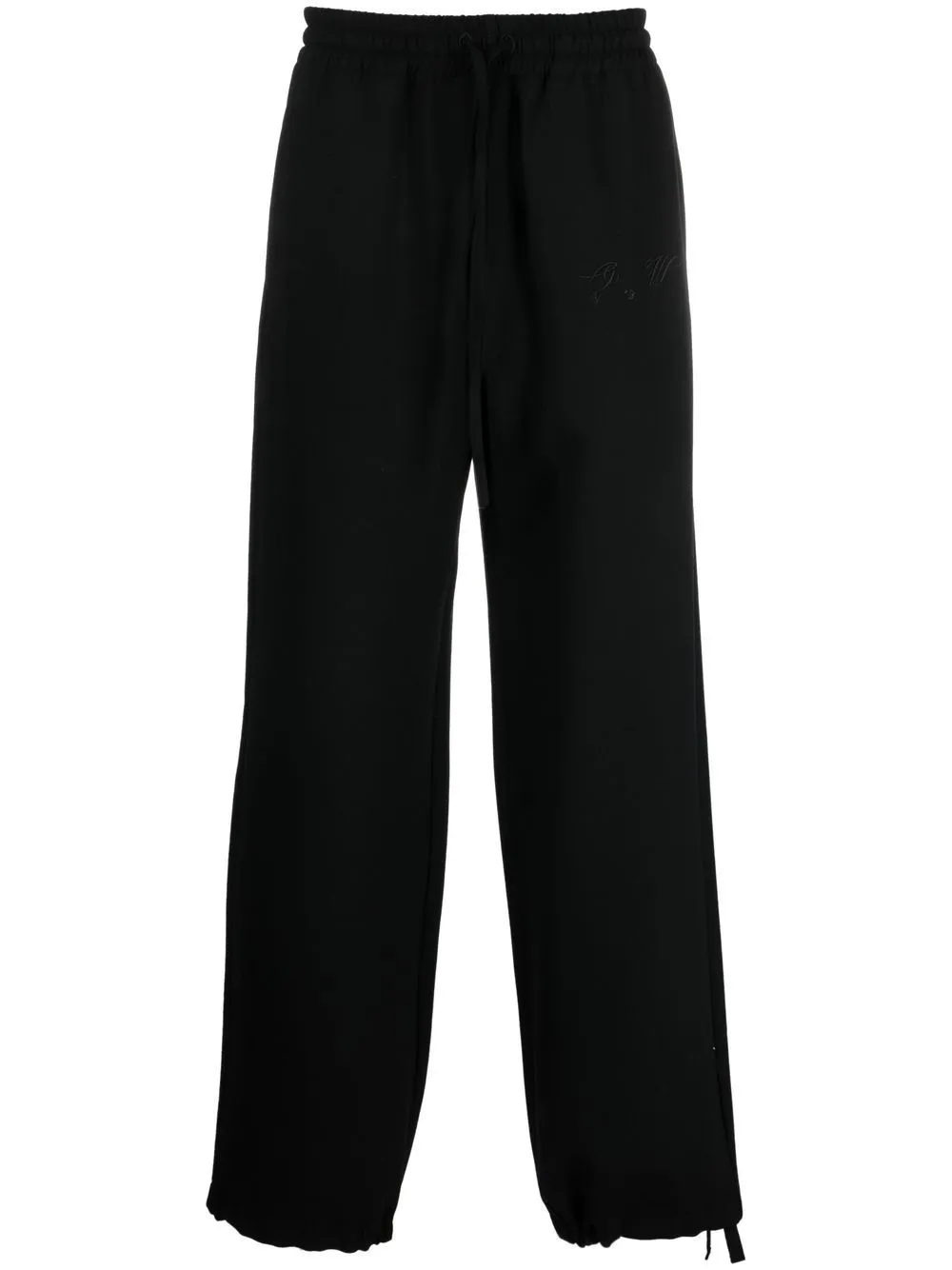 Embroidered Logo Straight-Leg Sweatpants cheap bottoms online shop