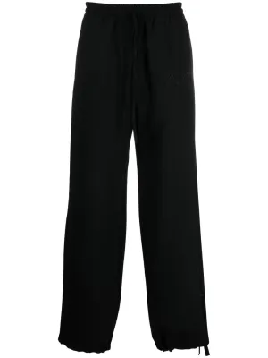 Embroidered Logo Straight-Leg Sweatpants cheap bottoms online shop