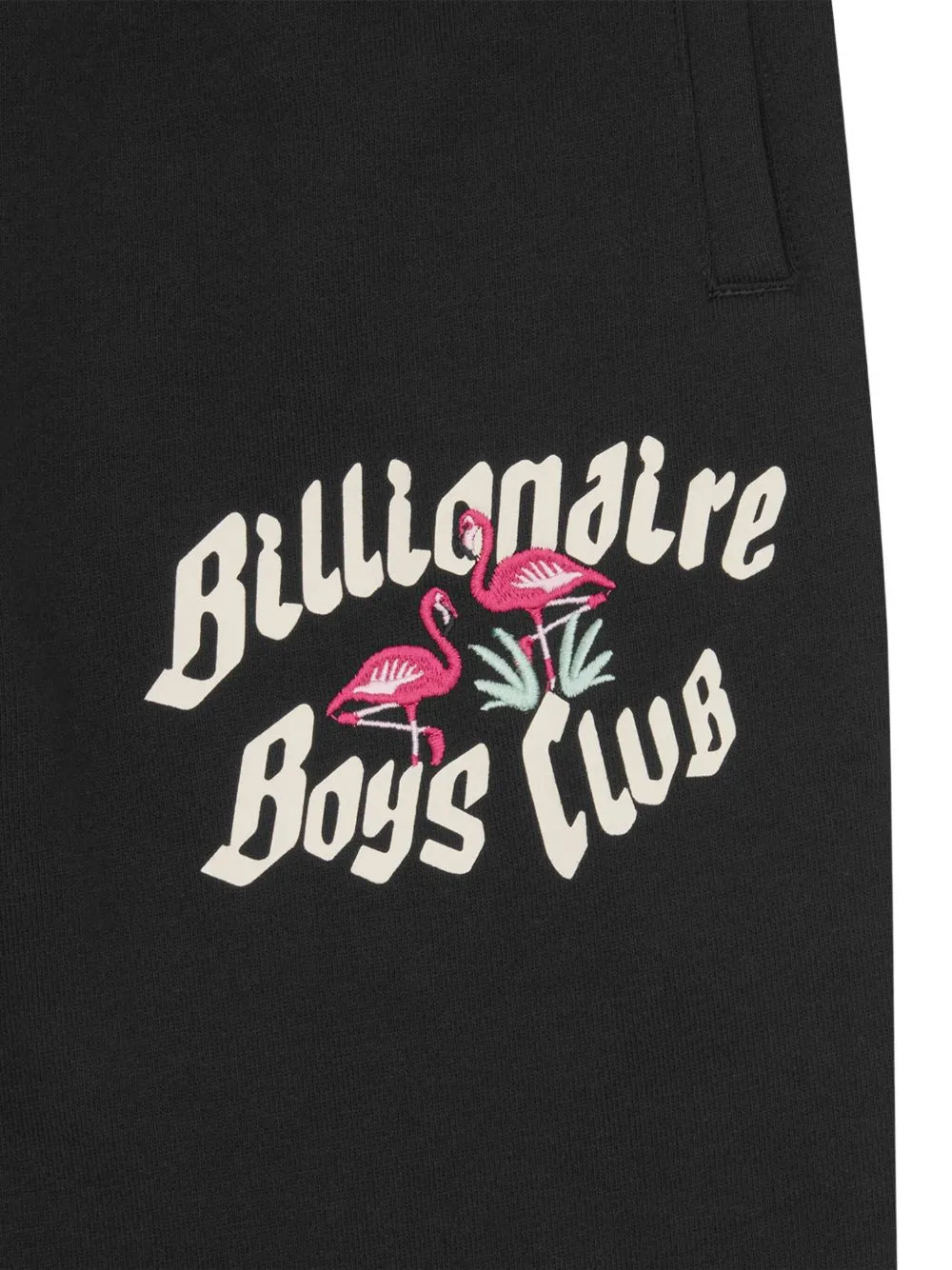 Embroidered-Motif Track Pants