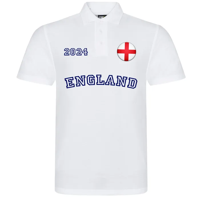 England Euros Supporters Polo Shirt daddy outfits clearance