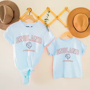 England It's Coming Home Whole Family Matching Sky Blue T-shirts pregnancy jeans best price
