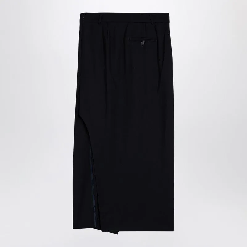 Erika Cavallini Women's Matilda blue Asymmetrical Skirt