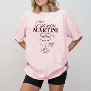 Espresso Martini Oversized Women's Graphic T-Shirt pregnancy jeans best price