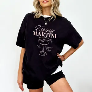 Espresso Martini Oversized Women's Graphic T-Shirt pregnancy jeans best price