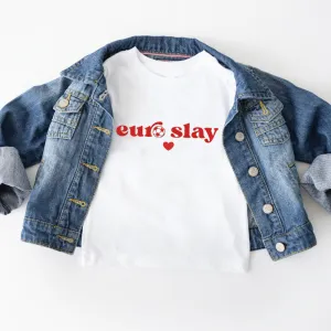 Euro Slay Graphic Kids T-shirt girls jeans best deals