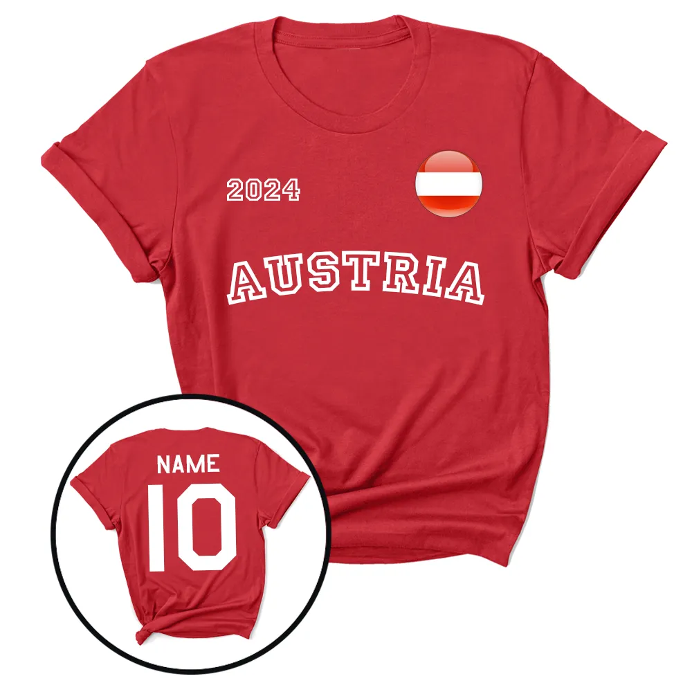 Euros Austria Supporters T-Shirt daddy outfits clearance