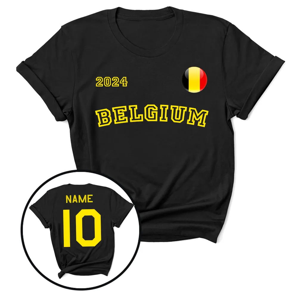 Euros Belgium Supporters T-Shirt daddy outfits clearance