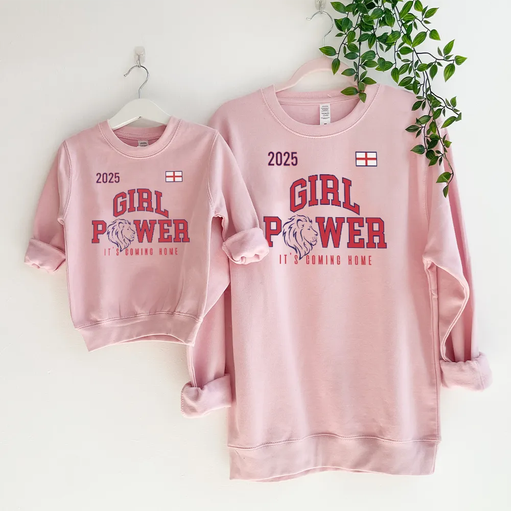 Euros - England Girl Power Matching Sweatshirts breastfeeding tops cheap