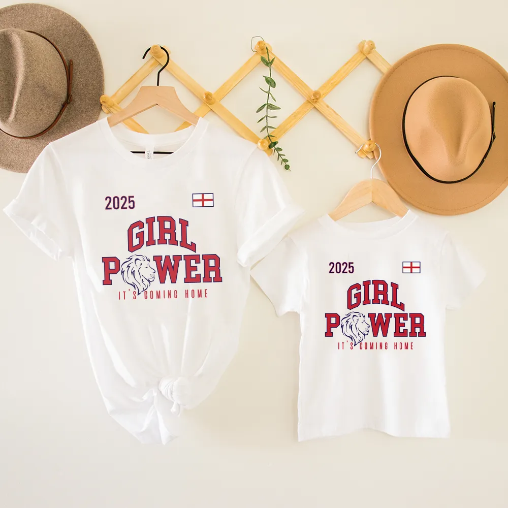 Euros - England Girl Power Matching T-Shirts