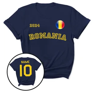 Euros Romania Supporters T-Shirt daddy outfits clearance