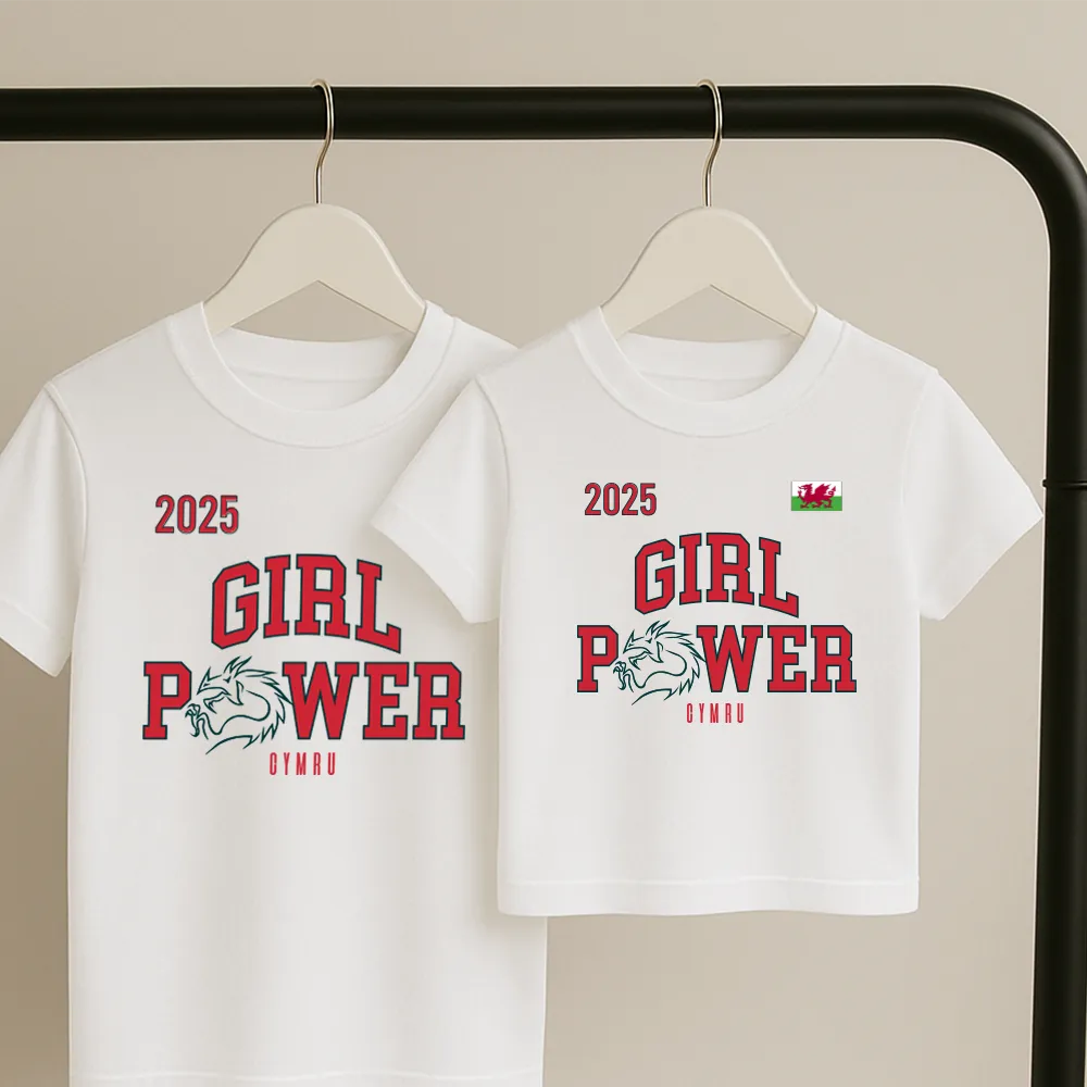 Euros - Wales Girl Power Matching T-Shirts