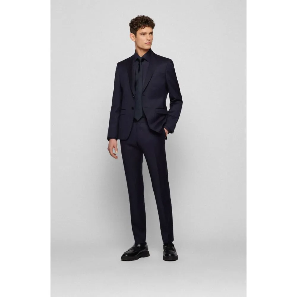Extra-slim-fit pants in virgin-wool serge