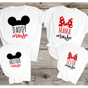 Family Magic Mouse Matching White T-Shirts maternity wear outlet