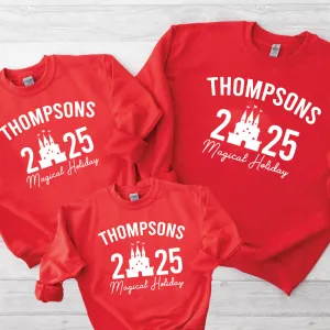 Family Magical Trip Personalised Name & Year Sweatshirts discount mum dresses