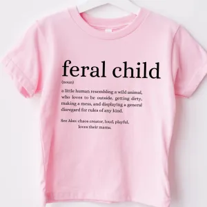 Feral Definition Kids Tee boys wear best deals