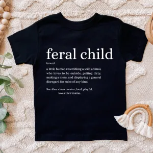 Feral Definition Kids Tee girls pajamas promo