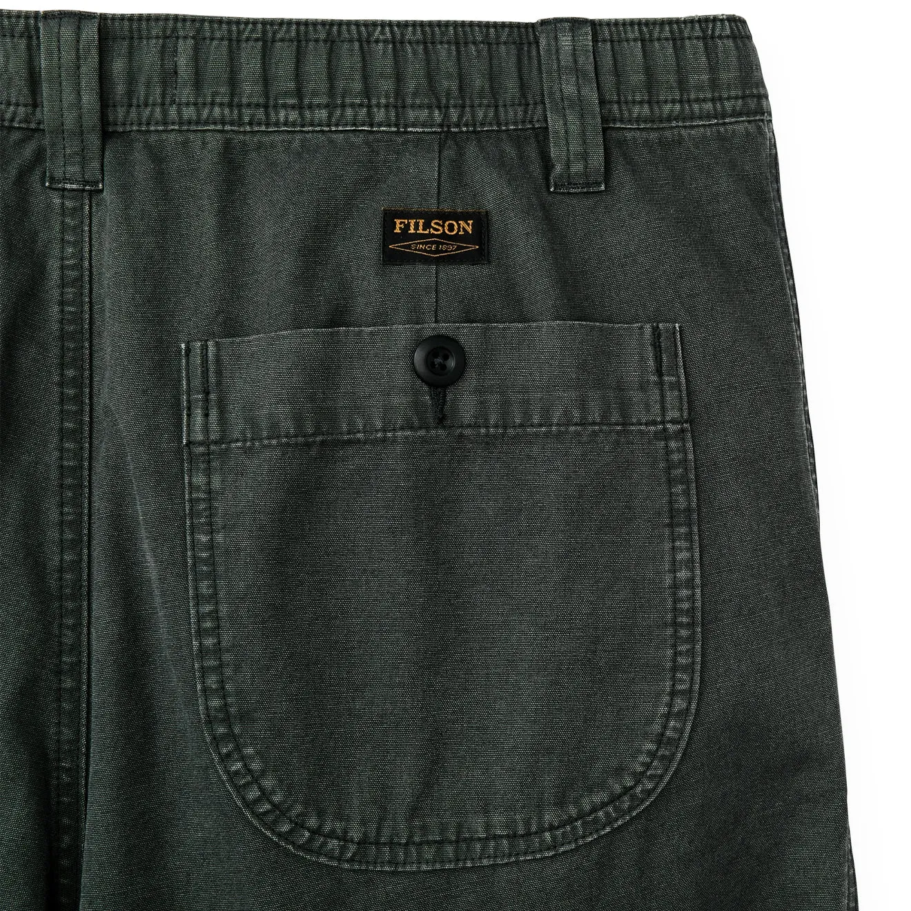 Filson Oakville Canvas Shorts Gravel
