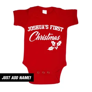 First Christmas Bodysuit (MRK X) maternity wear outlet