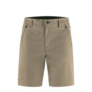 Fjallraven Abisko Trail Stretch Shorts Suede Brown mens shorts outlet store