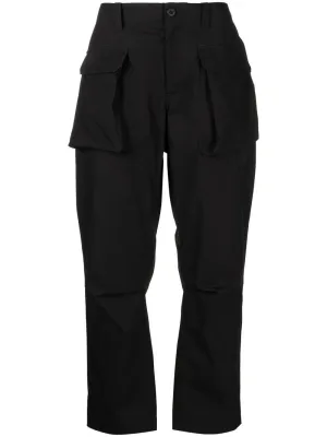 Flap-Pocket Straight-Leg Trousers cheap bottoms online shop