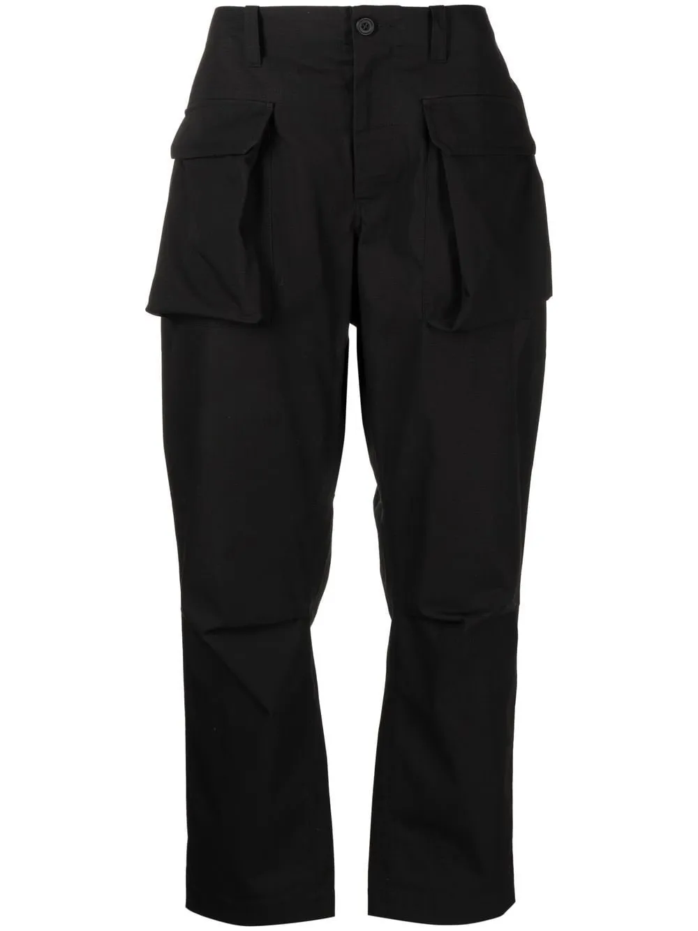 Flap-Pocket Straight-Leg Trousers cheap bottoms online shop