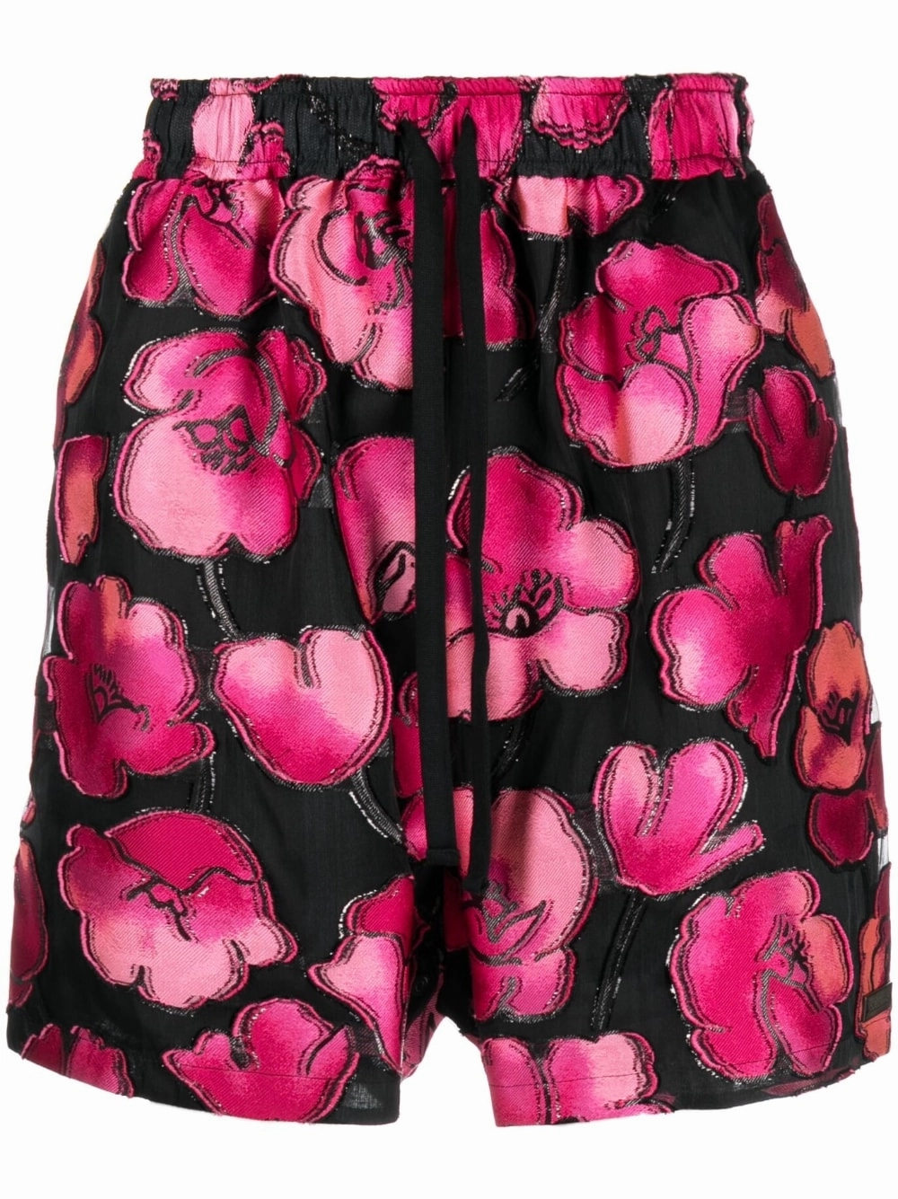 Floral-Print Drawstring Shorts cheap mens pants online