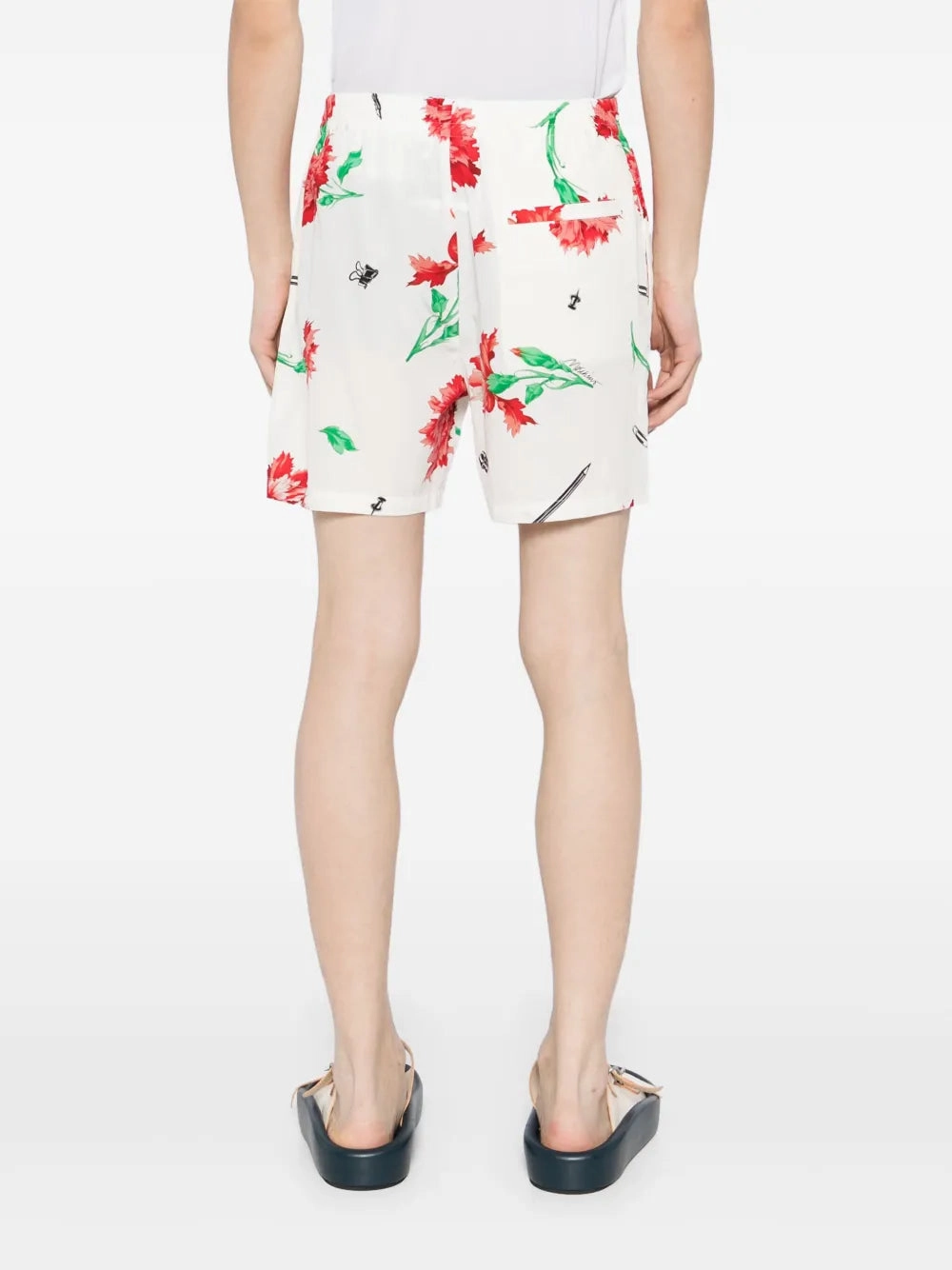 Floral-Print Shorts