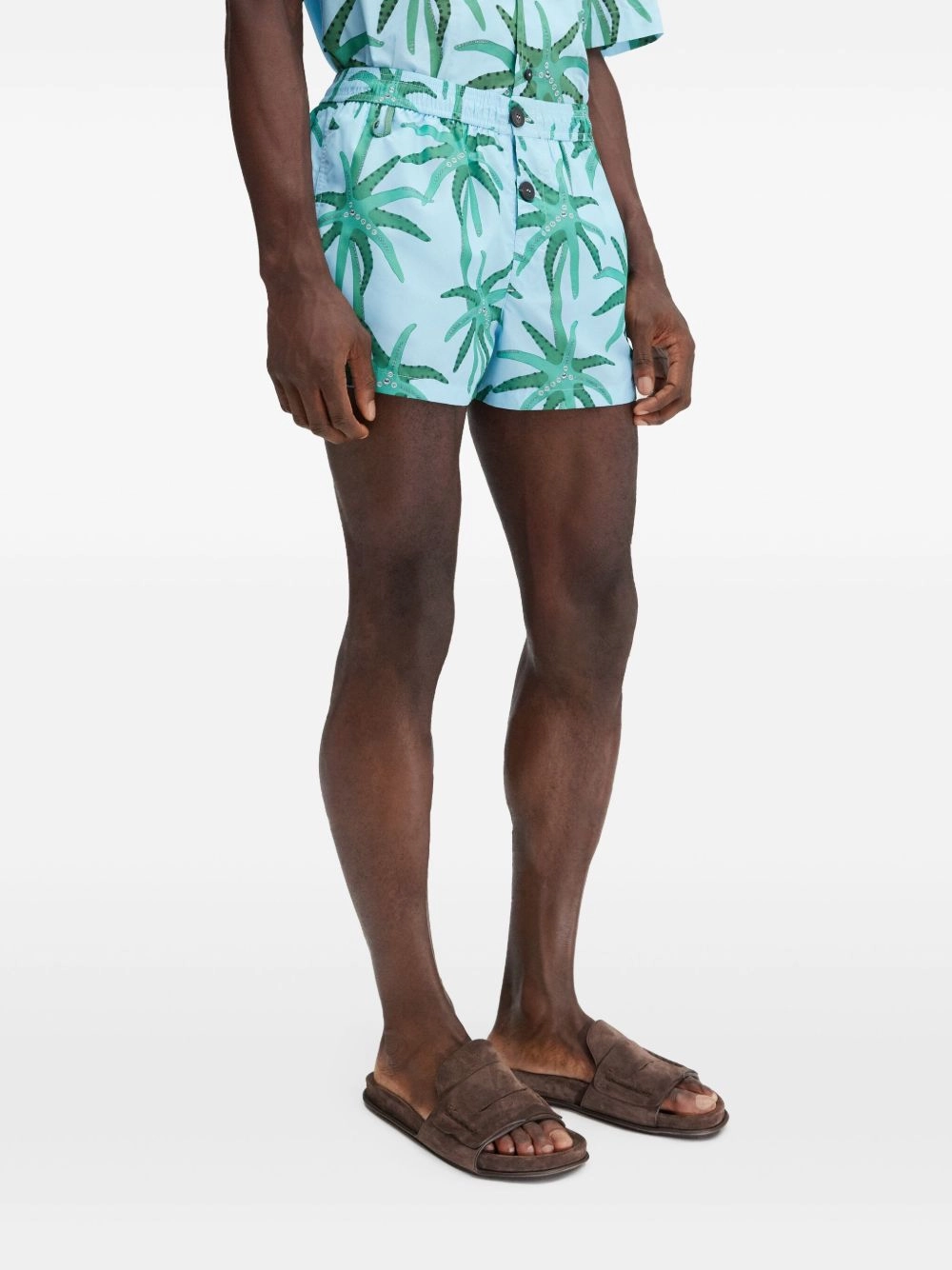 Floral-Print Shorts