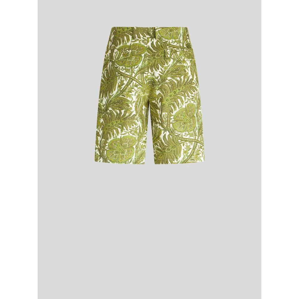 FOLIAGE PATTERN BERMUDAS