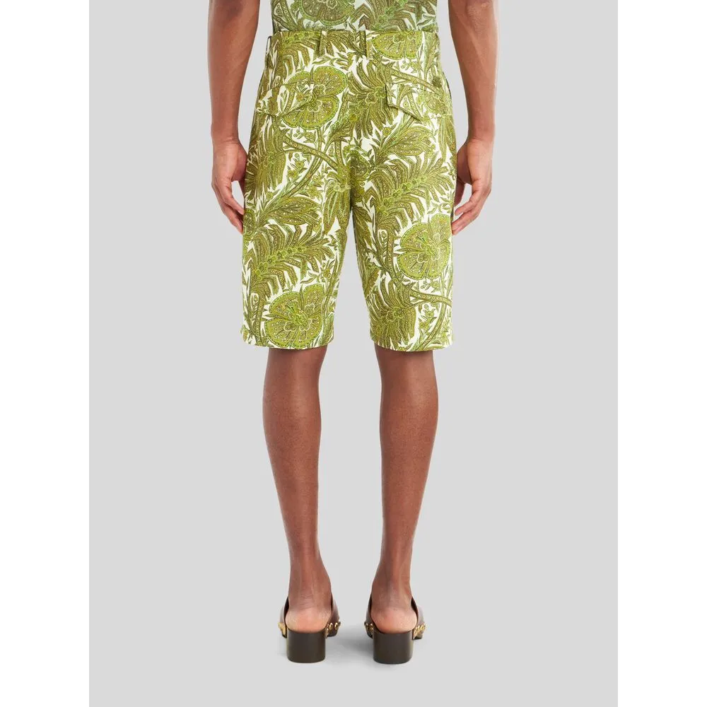 FOLIAGE PATTERN BERMUDAS