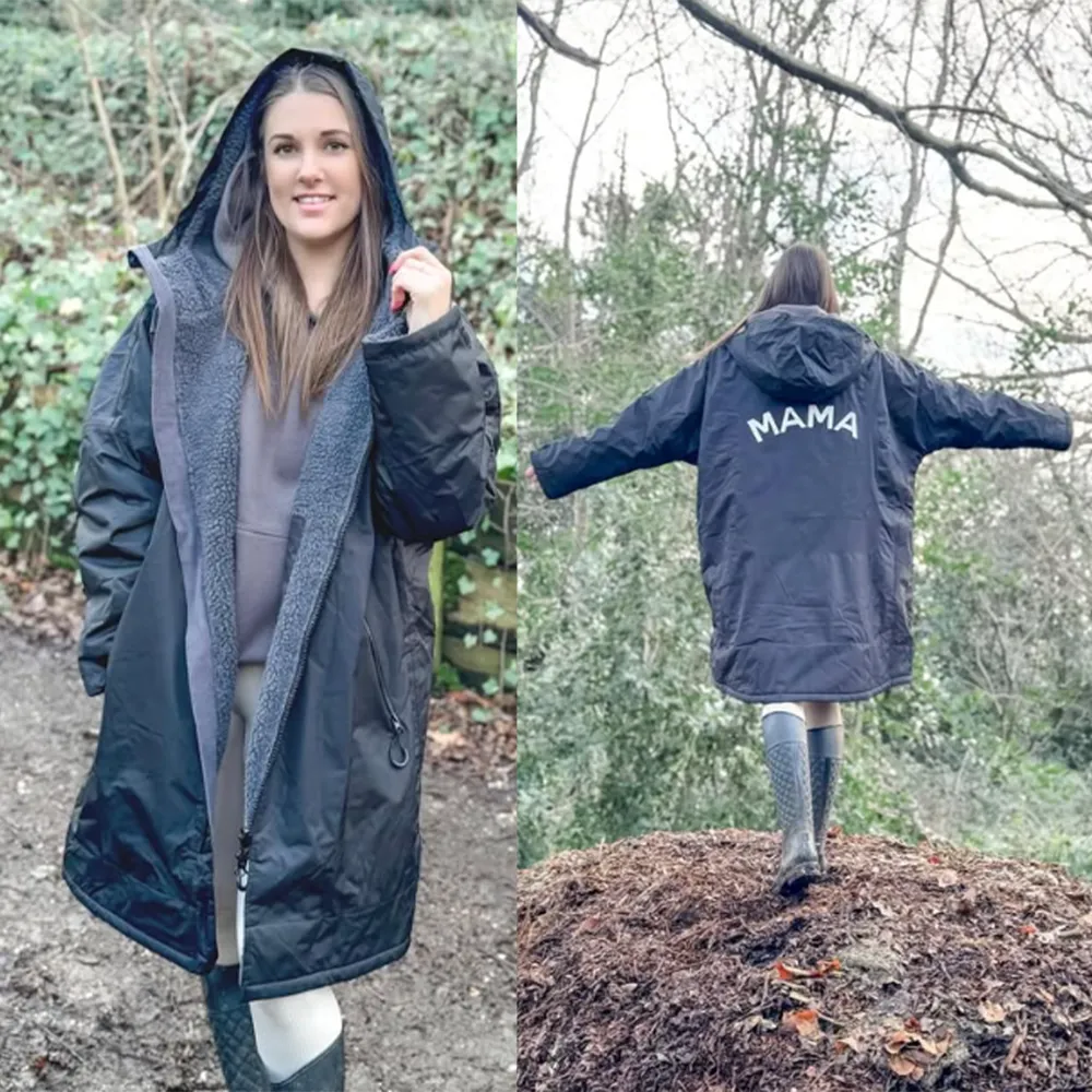 Football Mama All-Seasons Oversize Waterproof Robe