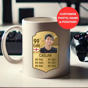 FootyStarz Ultimate Player Card Personalised Mug boys fashion clearance