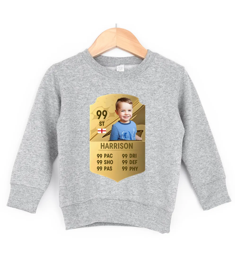 FootyStarz Ultimate Player Card Personalised Sweatshirt