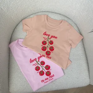 From My Head To-Ma-Toes Matching Graphic T-Shirts pregnancy clothes clearance