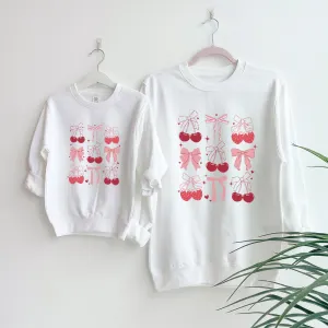 Fruity Coquette Icons Matching Sweatshirts mum jeans promo